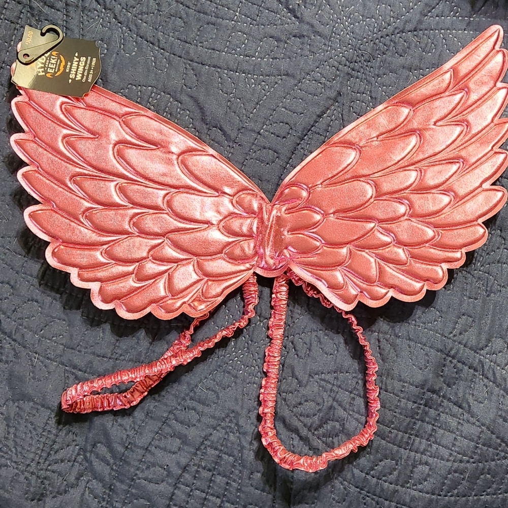 Metallic Pink Fairy Wings Costume